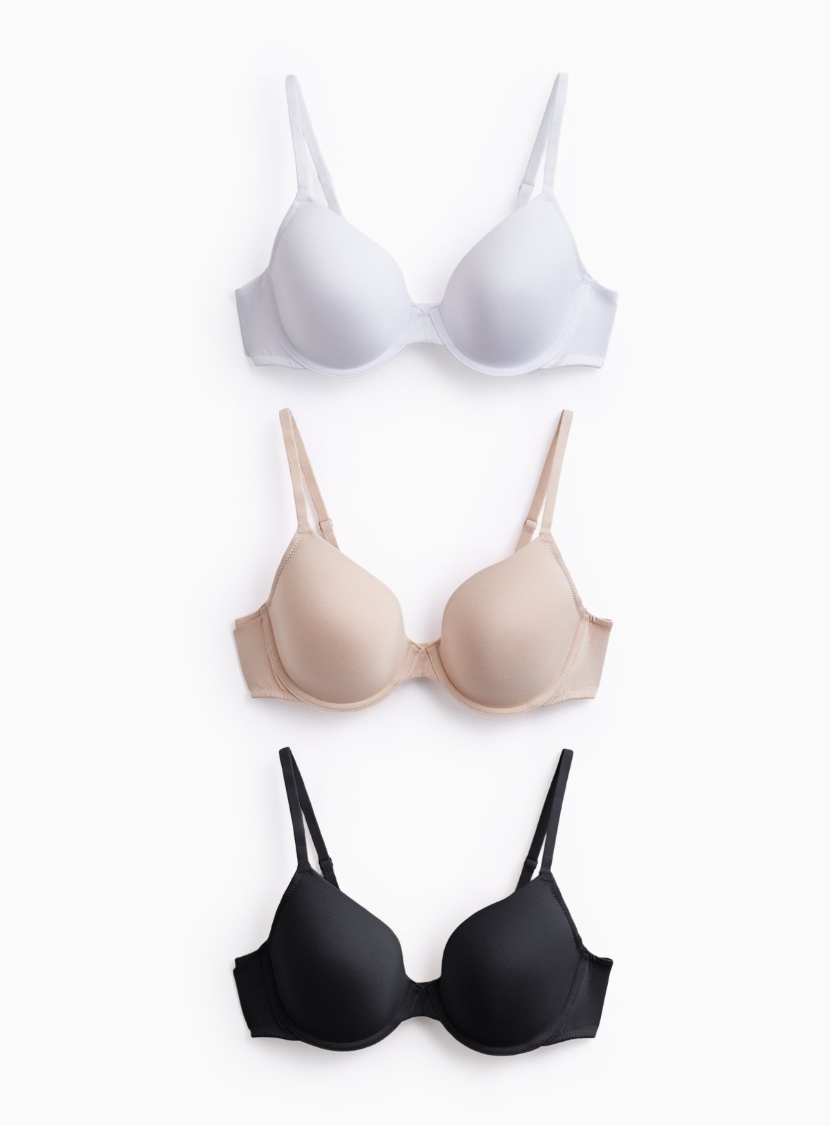 Mono & Nude Full Cup Bras 3 Pack 34C - Image 1 thumbnail